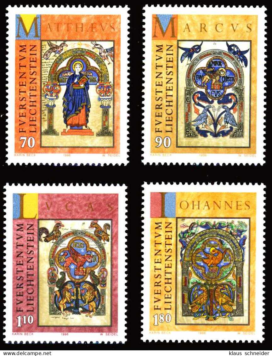 LIECHTENSTEIN 1996 Nr 1141-1144 Postfrisch SA18BBA - Unused Stamps
