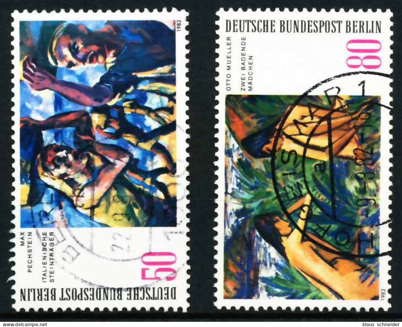 BERLIN 1982 Nr 678-679 Zentrisch Gestempelt X622CD2 - Oblitérés