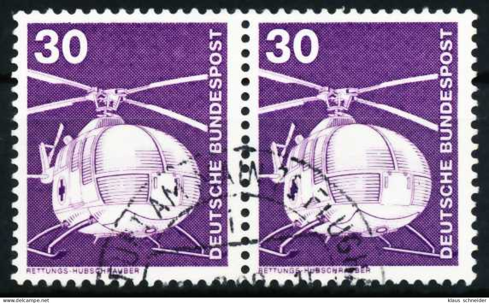 BRD DS INDUSTRIE U. TECHNIK Nr 849 Gestempelt WAAGR PAAR X668226 - Used Stamps