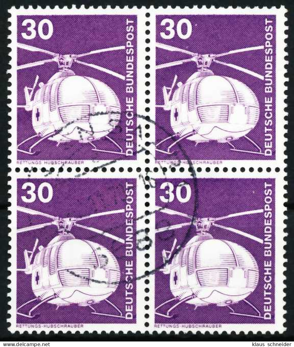 BRD DS INDUSTRIE U. TECHNIK Nr 849 Zentrisch Gestempelt VIER X66C516 - Used Stamps