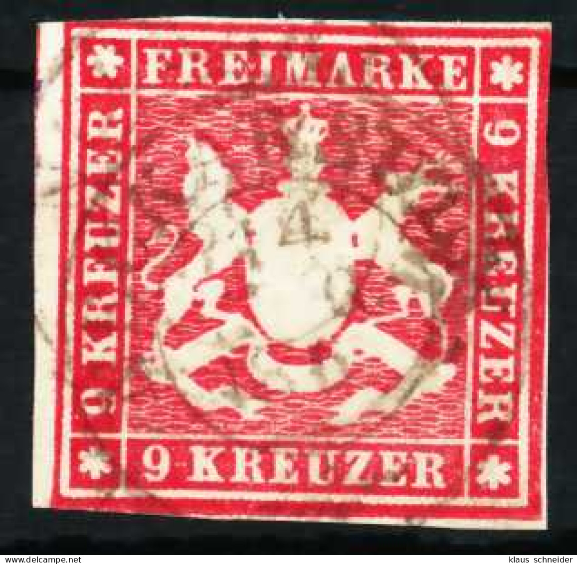 WÜRTTEMBERG AUSGABE VON 1859 Nr 14 Zentrisch Gestempelt X6818A2 - Oblitérés