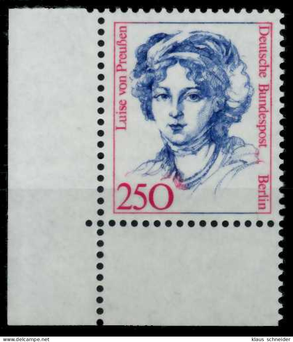 BERLIN DS FRAUEN Nr 845 Postfrisch ECKE-ULI X702D6E - Unused Stamps