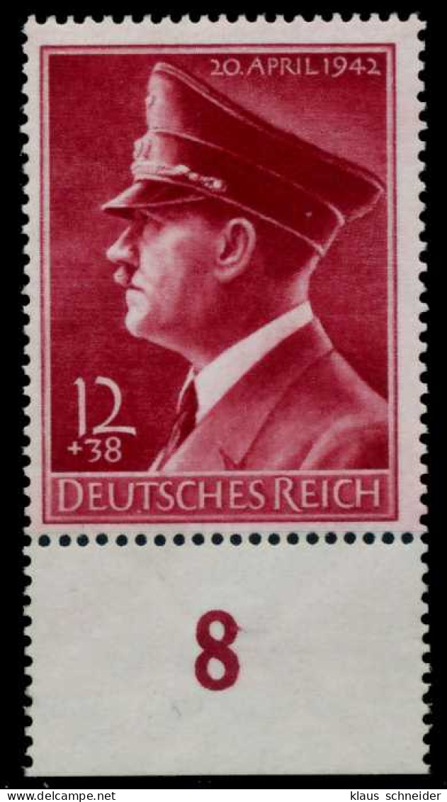3. REICH 1942 Nr 813y Postfrisch URA X70CAD2 - Unused Stamps