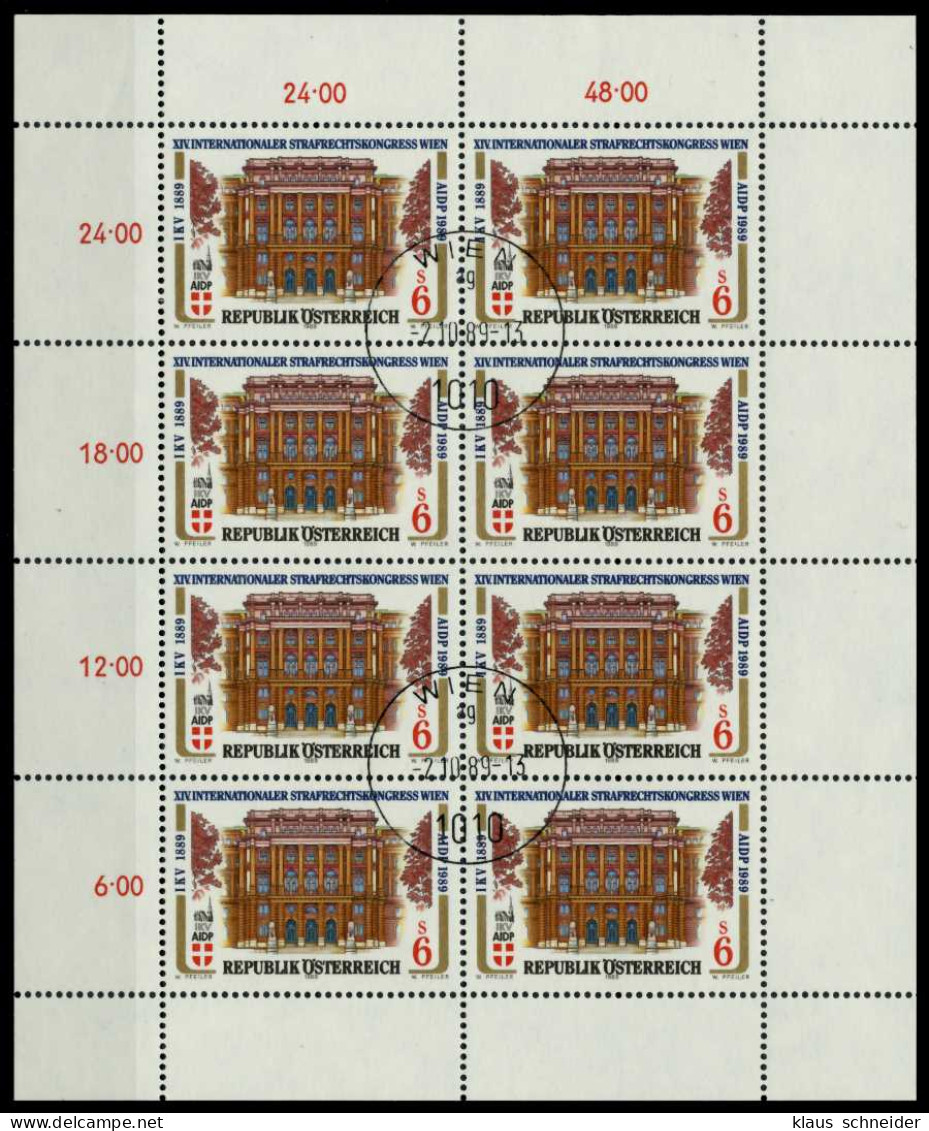 ÖSTERREICH BLOCK KLEINBOGEN 1980-1989 Nr 1971 Z X711282 - Blocks & Sheetlets & Panes
