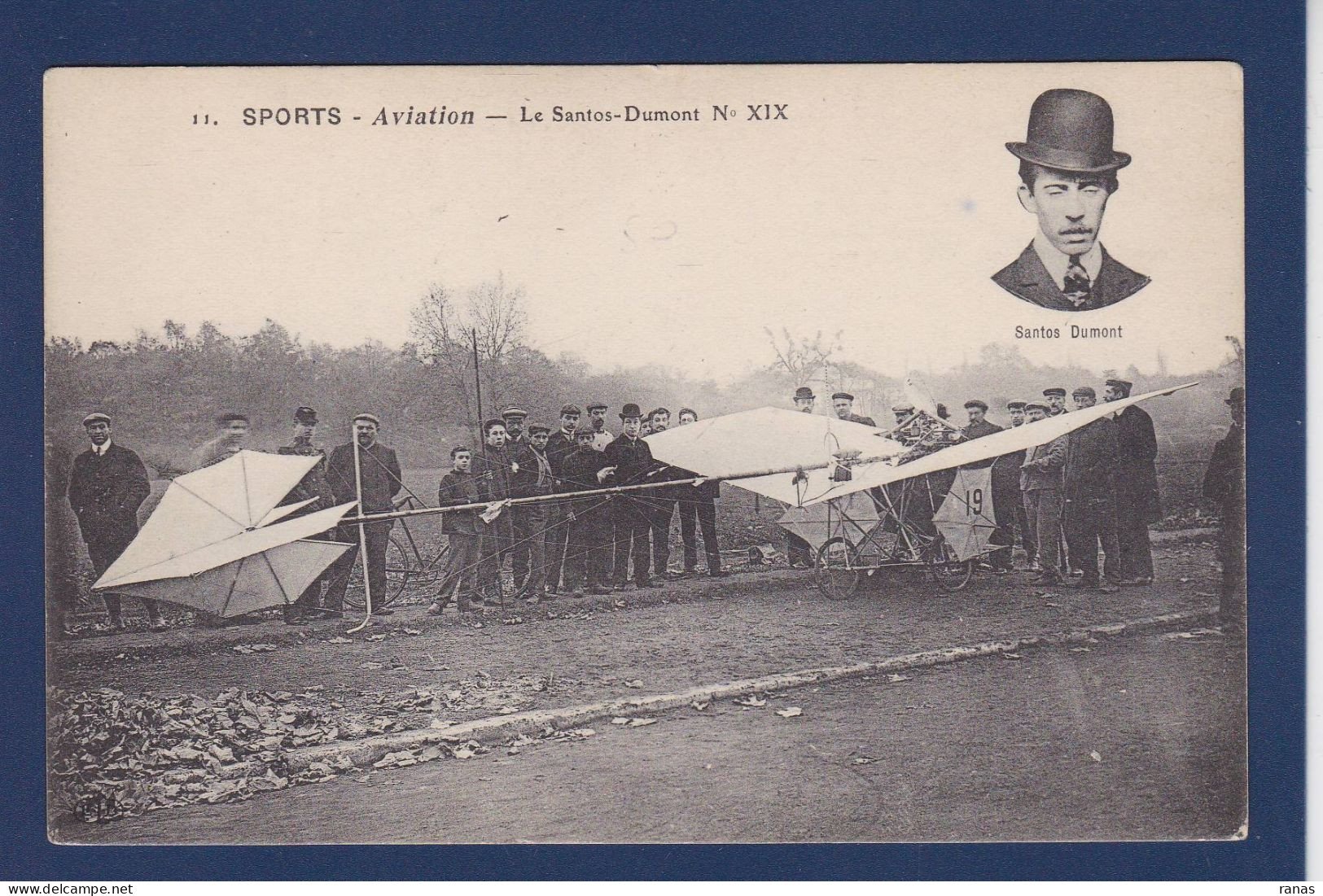 CPA Aviation > Aviateur Santos Dumont Brésilien Brésil Non Circulée - Aviateurs