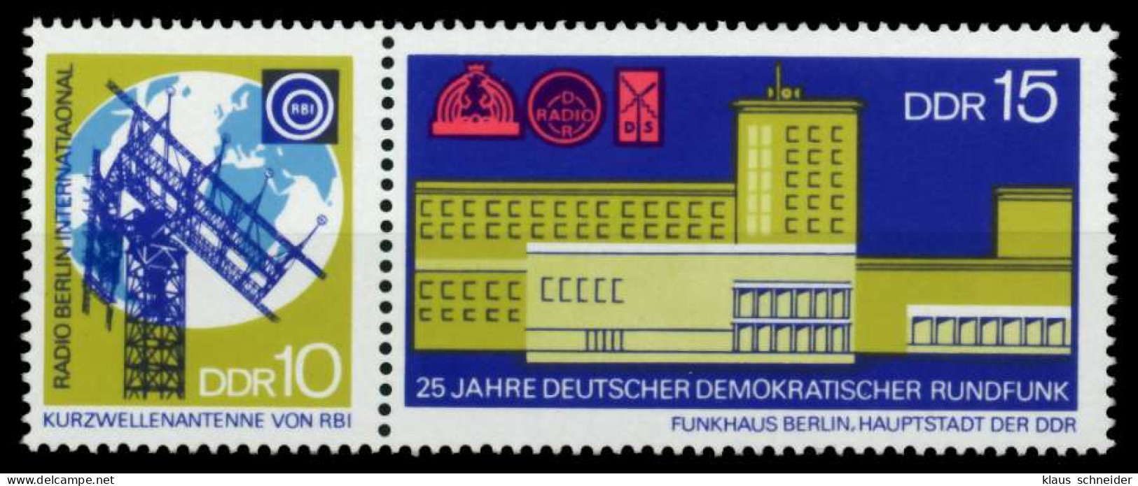 DDR ZUSAMMENDRUCK Nr WZd217 Postfrisch WAAGR PAAR S69FF96 - Zusammendrucke