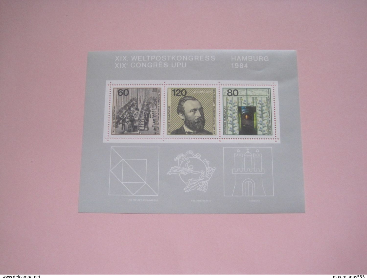 Germany, Block 19, 1984, Michel 2022, 50% Off Price (4) - 1971-2000