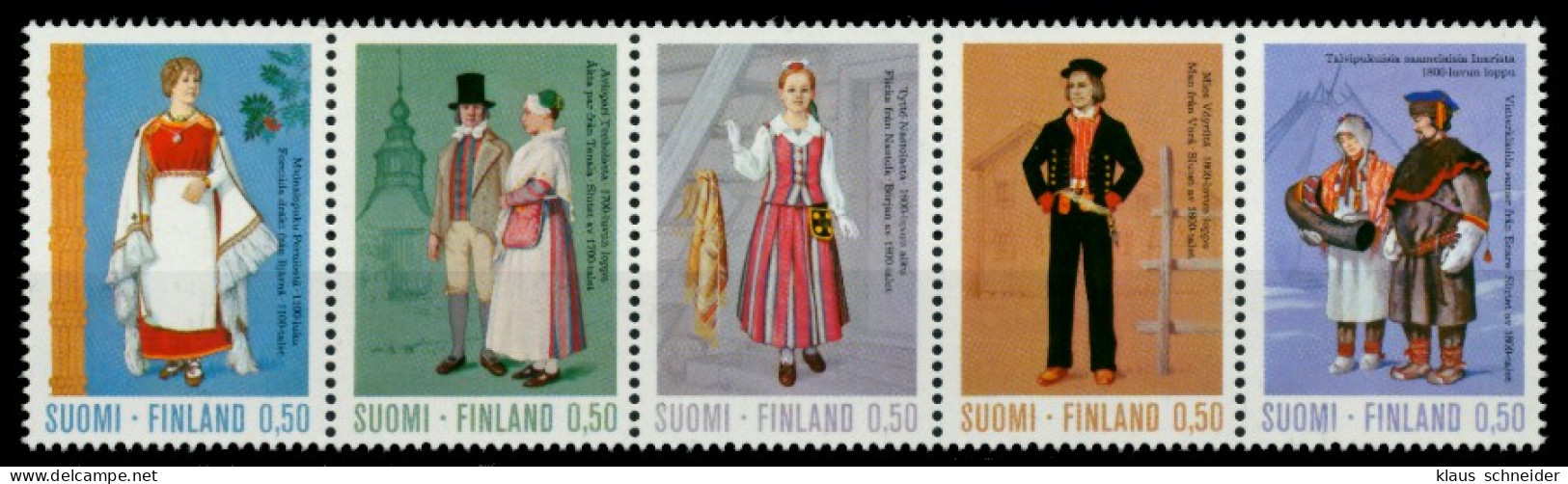 FINNLAND Nr 710-714 BRIEF 5ER STR S033452 - Covers & Documents