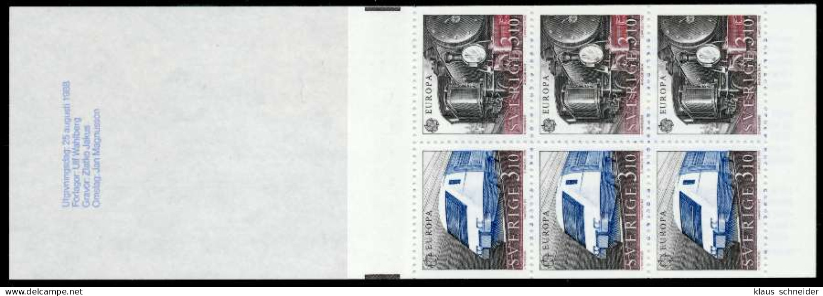 SCHWEDEN Nr MH 133 Postfrisch S044FE2 - 1981-..