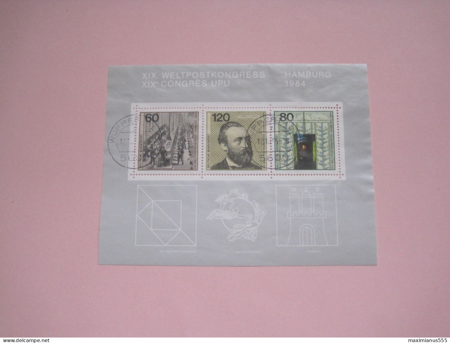 Germany, Block 19, 1984, Michel 2022, 50% Off Price (8) - 1971-2000