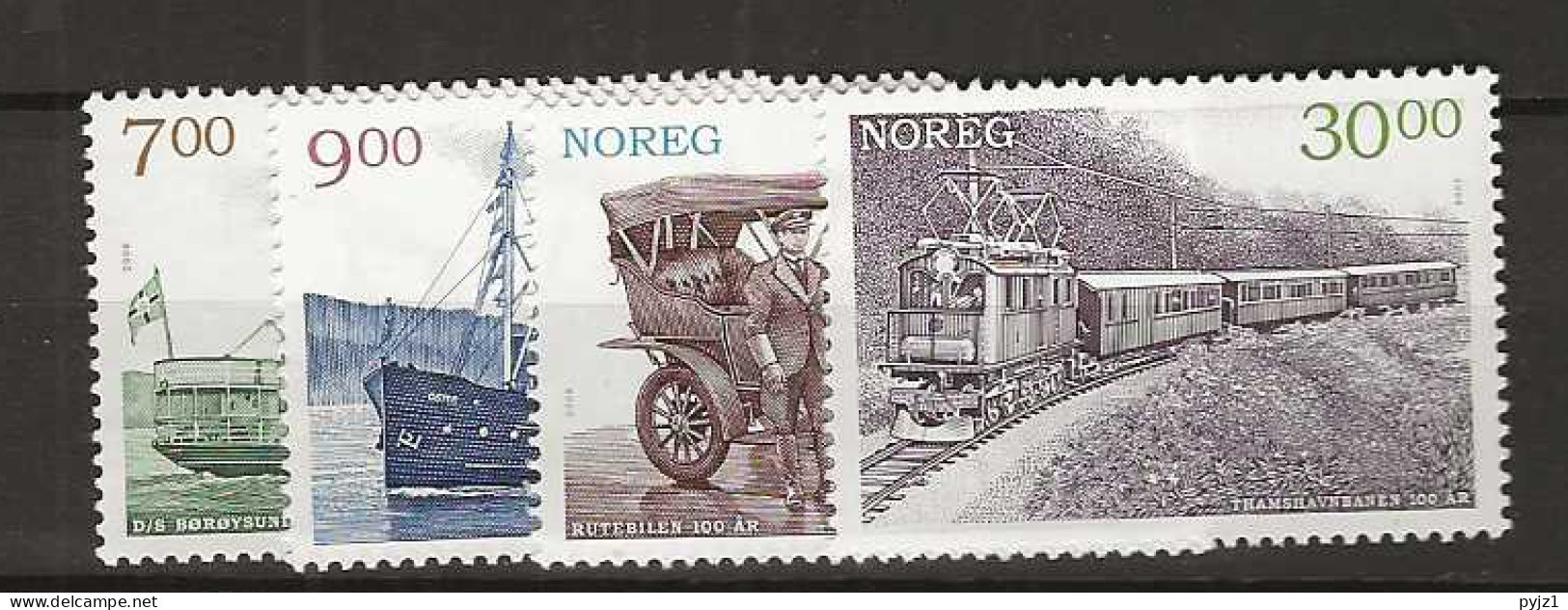 2008 MNH Norway, Mi 1655-58 Postfris** - Unused Stamps