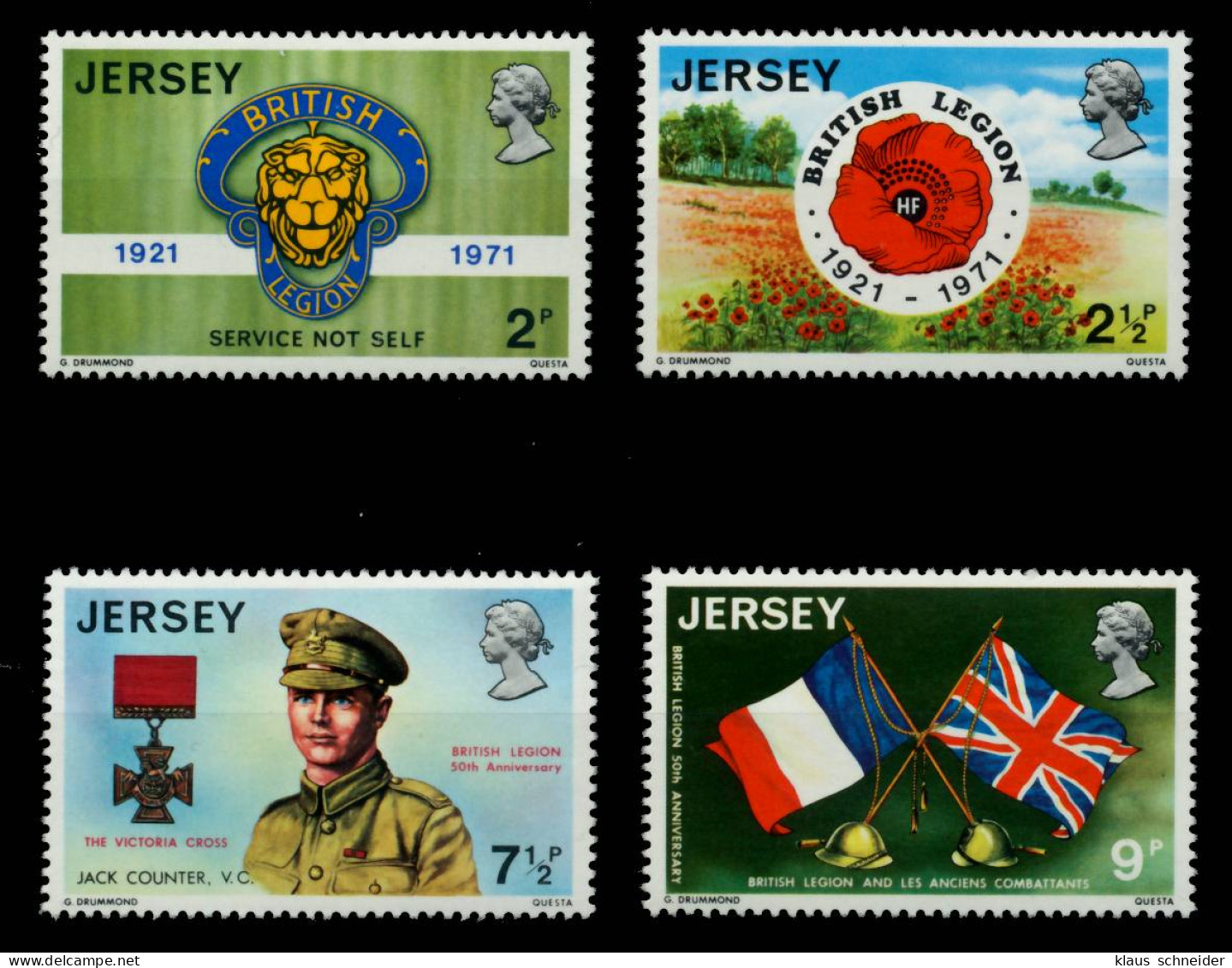 JERSEY Nr 53-56 Postfrisch X6C196E - Jersey