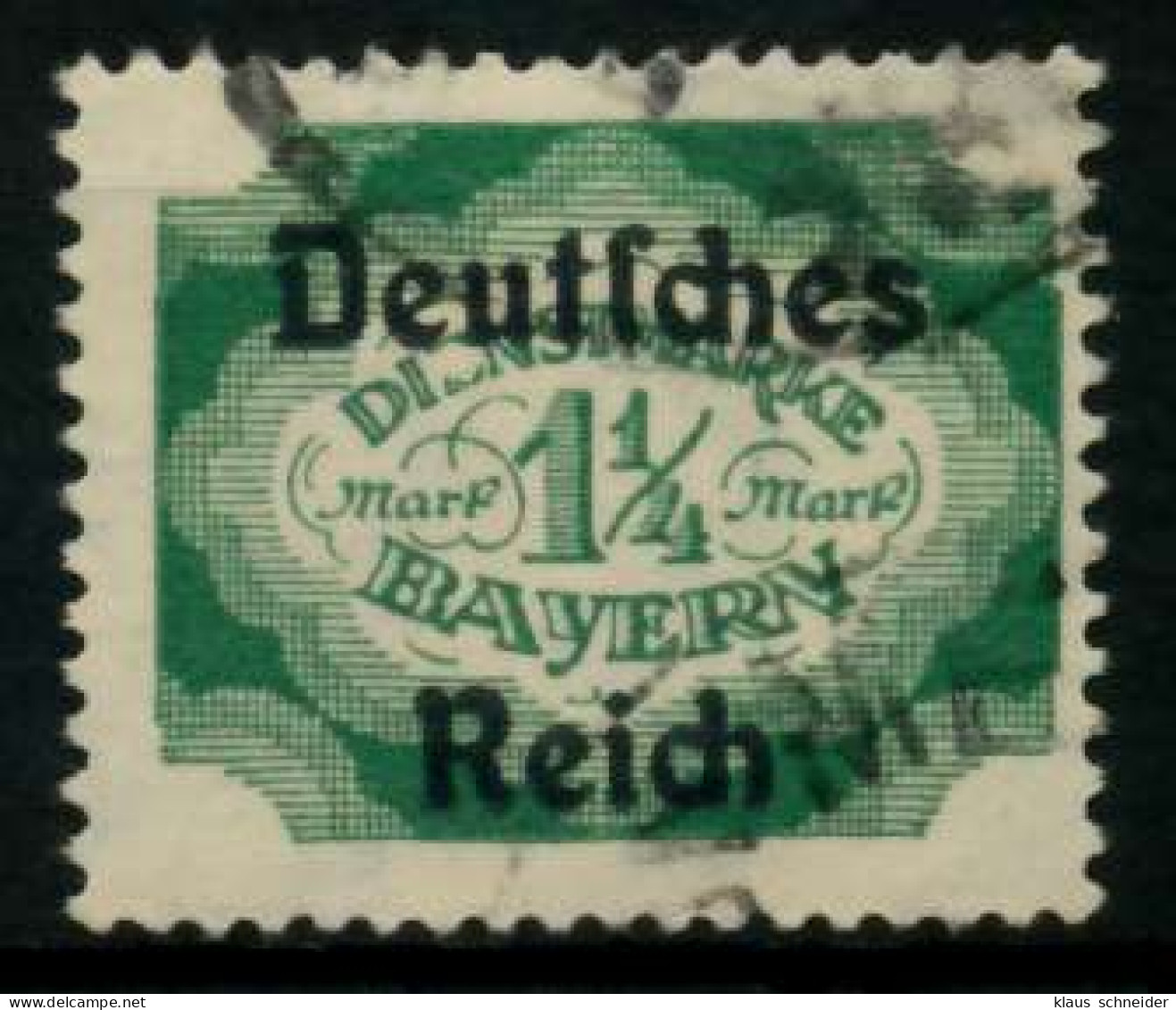 DEUTSCHES REICH DIENSTMARKEN AUSGABEN 1920 Nr 4 X6F003E - Dienstmarken