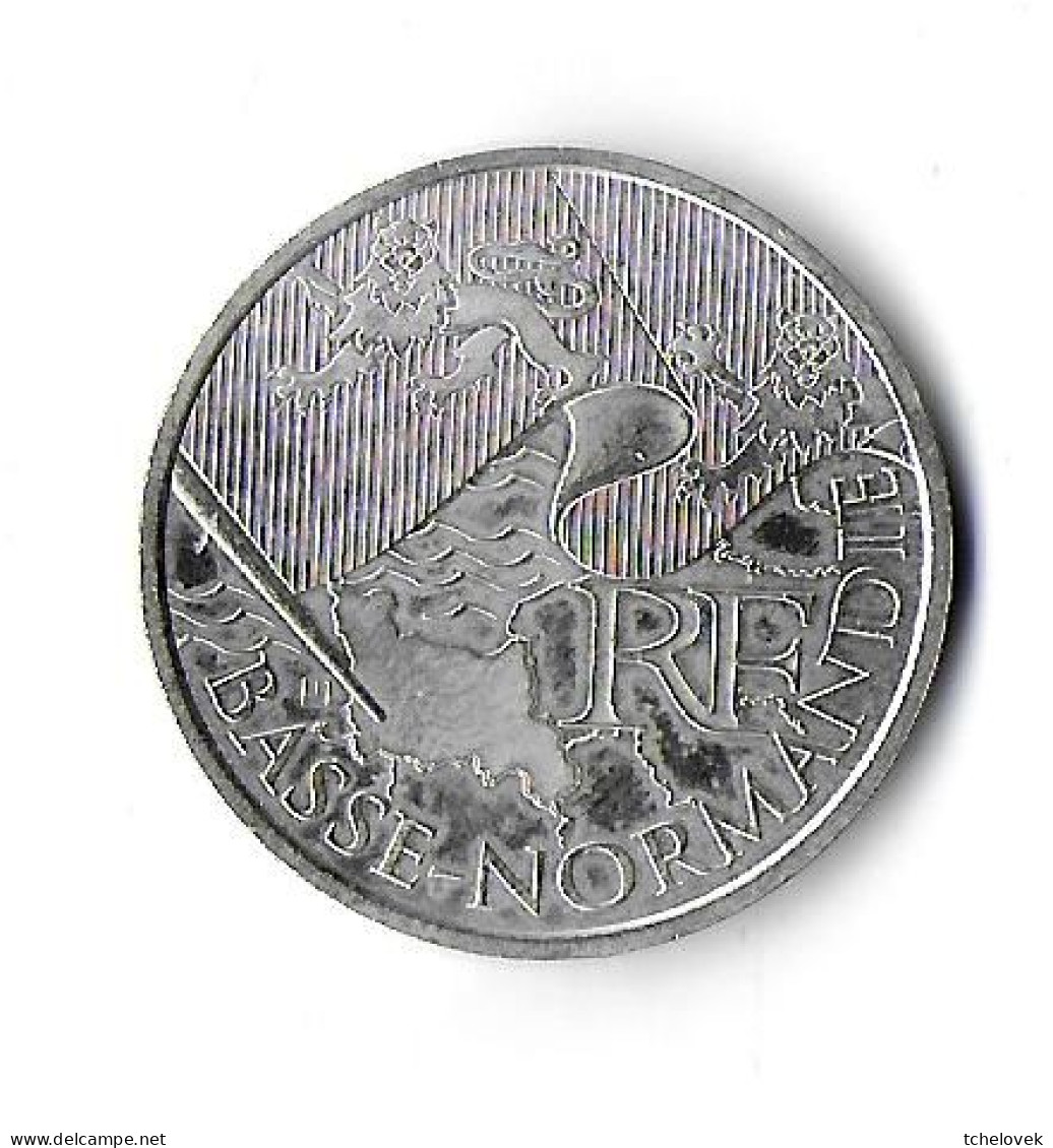 (Monnaies). France 10 Euros Des Regions Argent Ag Basse Normandie 2010 - Frankreich