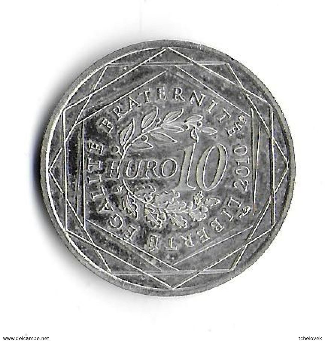 (Monnaies). France 10 Euros Des Regions Argent Ag Basse Normandie 2010 - France