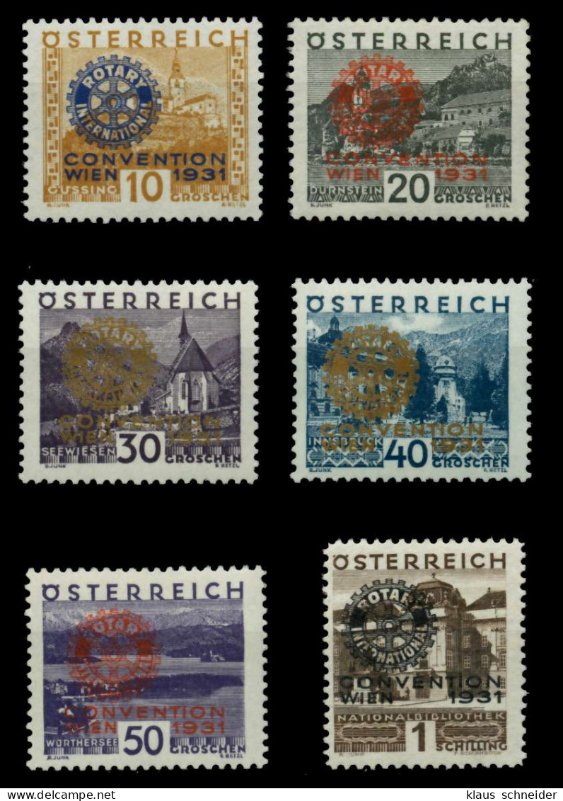 ÖSTERREICH 1931 Nr 518-523 Postfrisch X716686 - Neufs