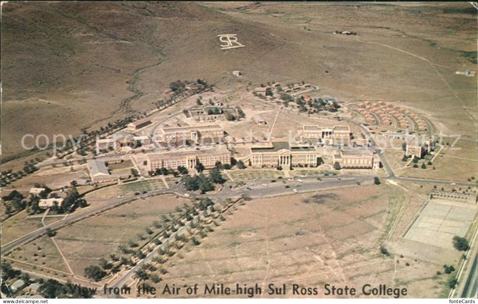 11690806 Alpine_Texas Sul Ross State College Aerial View - Sonstige & Ohne Zuordnung