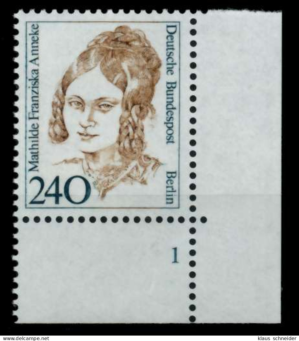 BERLIN DS FRAUEN Nr 827 Postfrisch FORM1 X72B426 - Unused Stamps