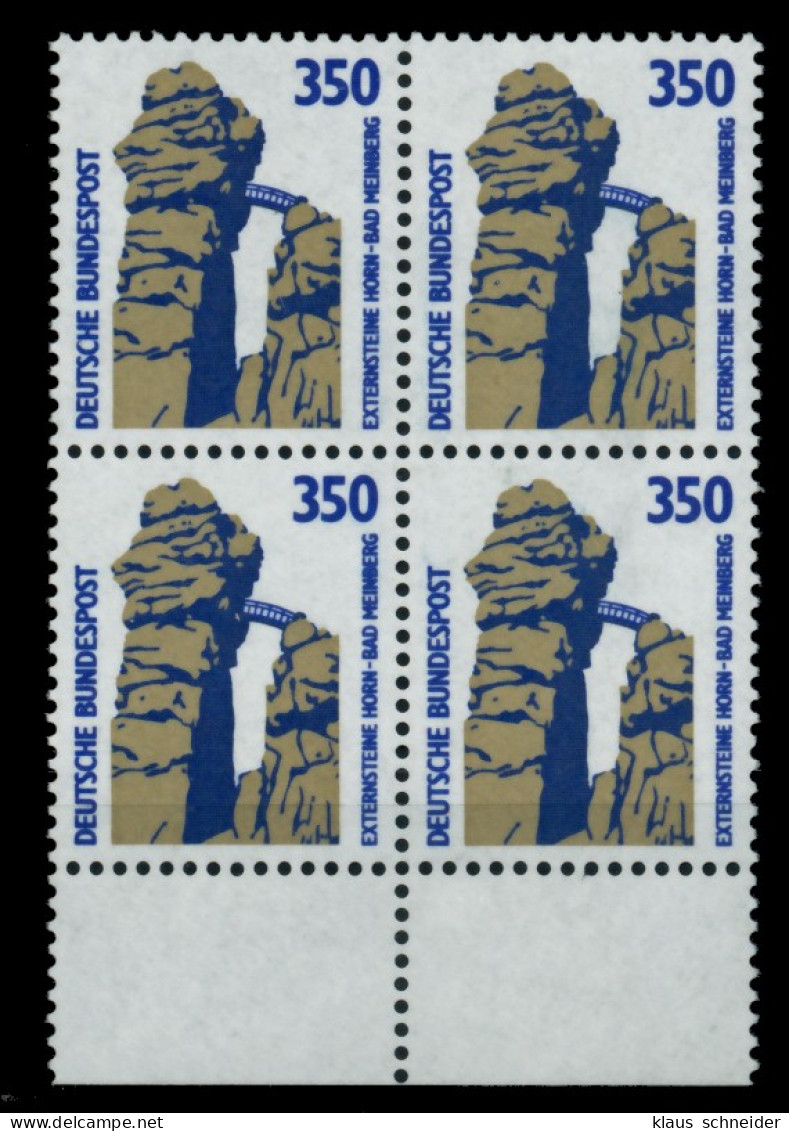 BRD DS SEHENSW Nr 1407u Postfrisch VIERERBLOCK URA X75258A - Unused Stamps