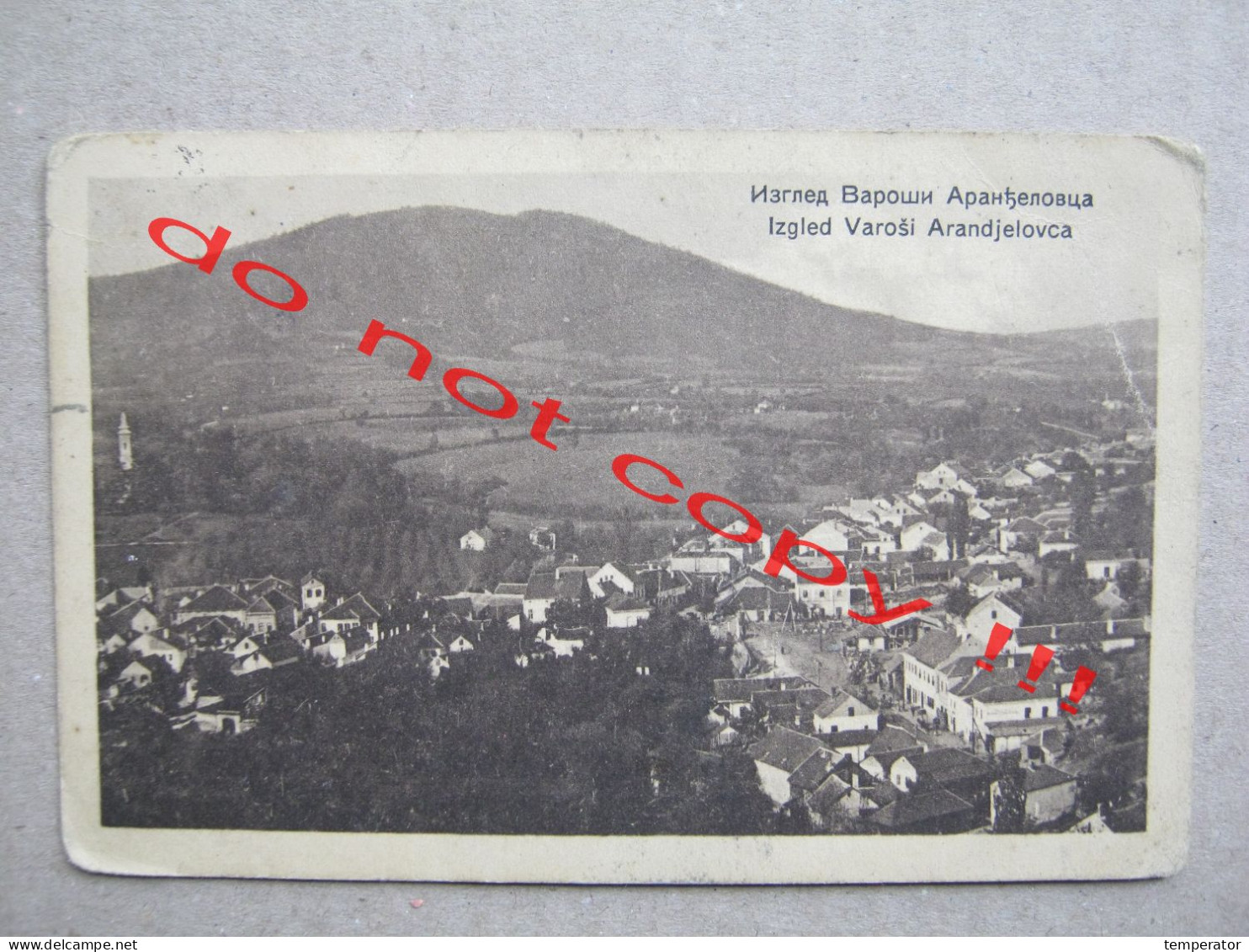 Serbia / Arandjelovac - Izgled Varoši ( 1928 ) - Serbia