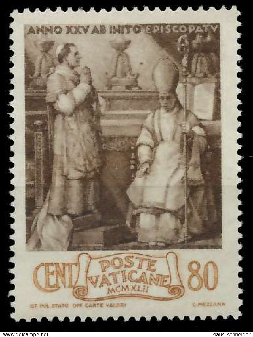 VATIKAN 1943 Nr 93 Postfrisch X7C4AC2 - Unused Stamps