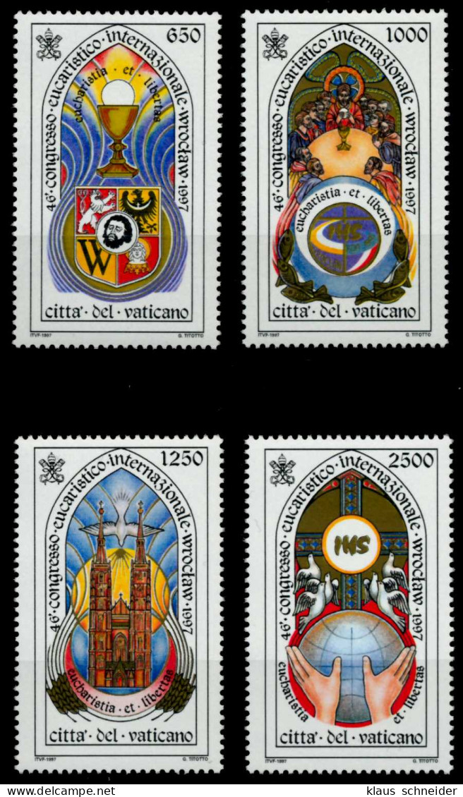 VATIKAN 1997 Nr 1217-1220 Postfrisch S015ED6 - Unused Stamps