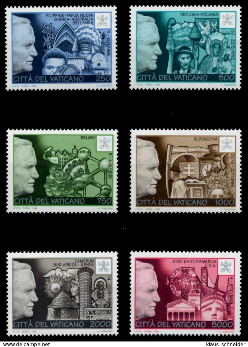 VATIKAN 1996 Nr 1190-1195 Postfrisch S015F82 - Unused Stamps