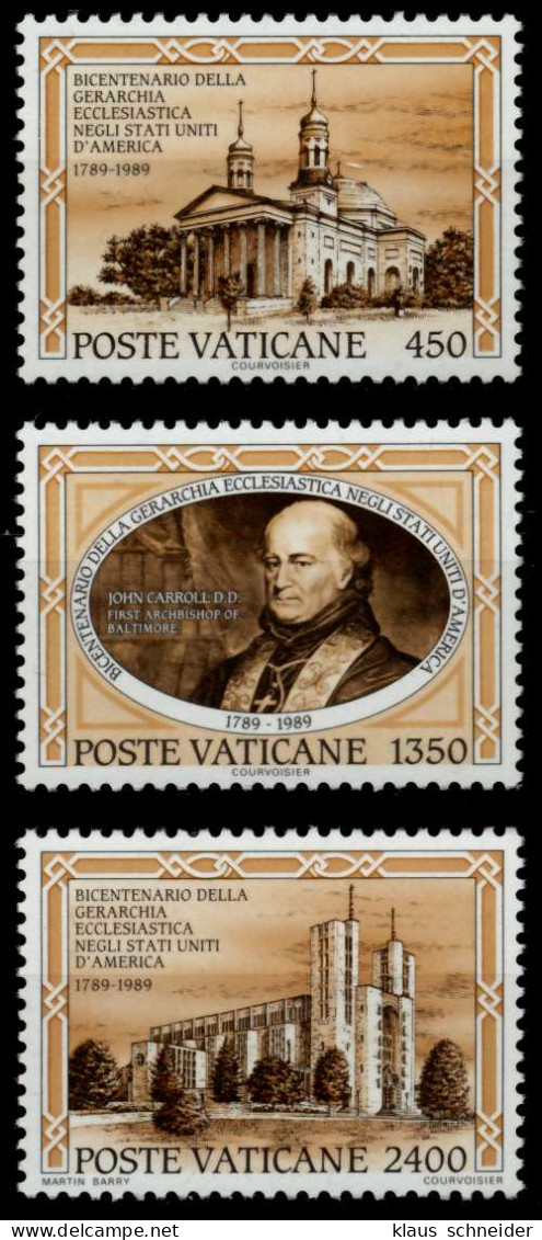 VATIKAN 1989 Nr 993-995 Postfrisch S016282 - Unused Stamps