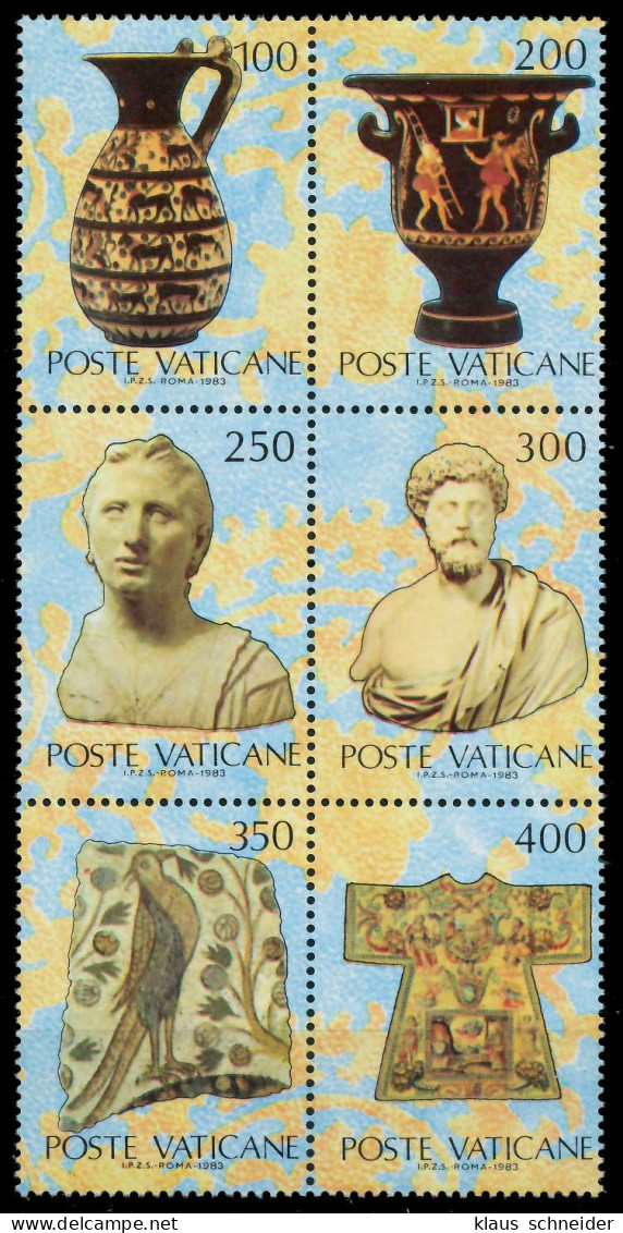 VATIKAN 1983 Nr 820-825 Postfrisch 6er-BLOCK X7C692E - Unused Stamps