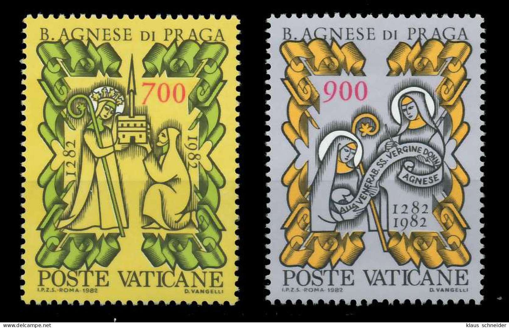 VATIKAN 1982 Nr 803-804 Postfrisch S016542 - Unused Stamps