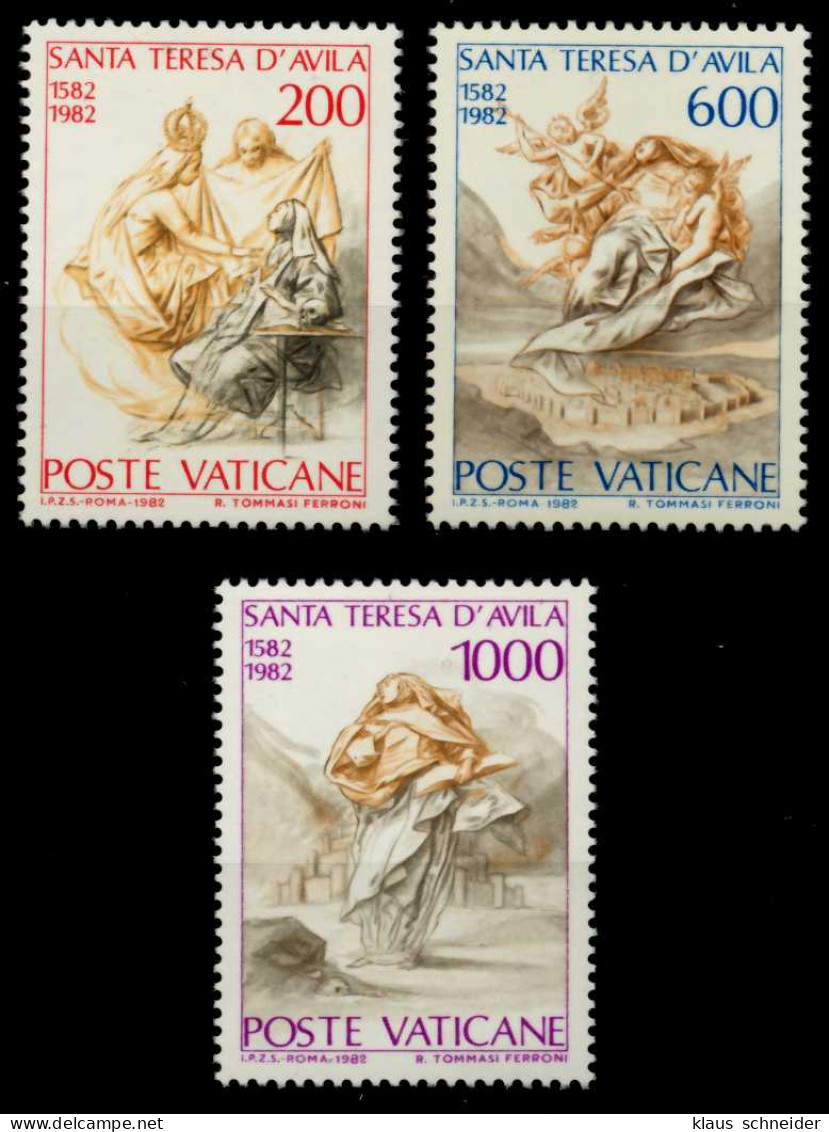 VATIKAN 1982 Nr 808-810 Postfrisch S01654E - Nuevos