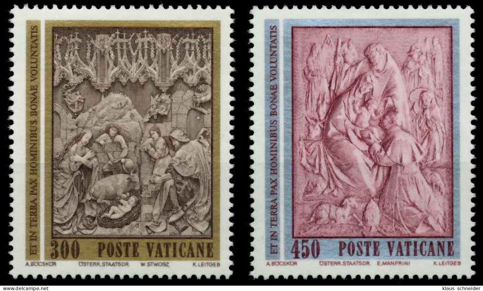 VATIKAN 1982 Nr 814-815 Postfrisch S01655E - Unused Stamps