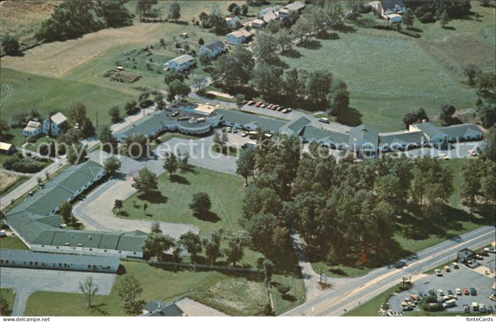 11690648 Denver Pennsylvania Colonial Motor Lodge Aerial View Denver Pennsylvani - Other & Unclassified