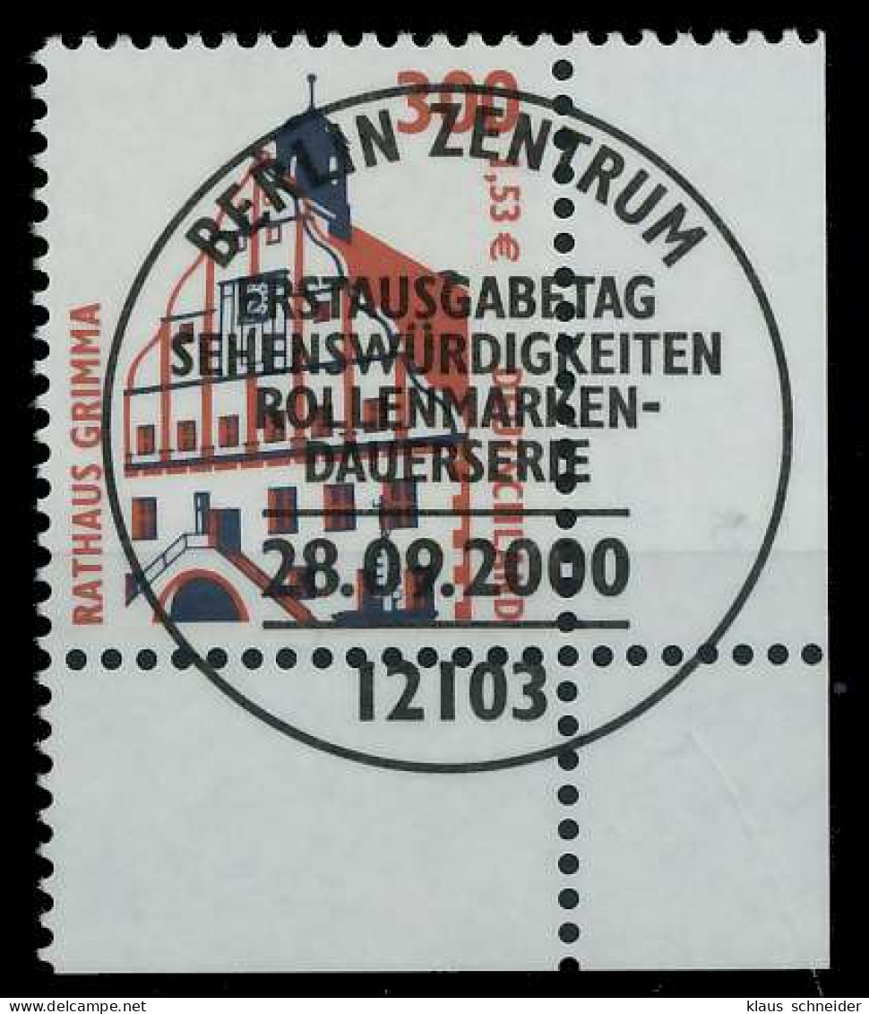 BRD BUND DS SEHENSWÜRDIGKEITEN Nr 2141 ESST ZEN X7CF4AE - Used Stamps
