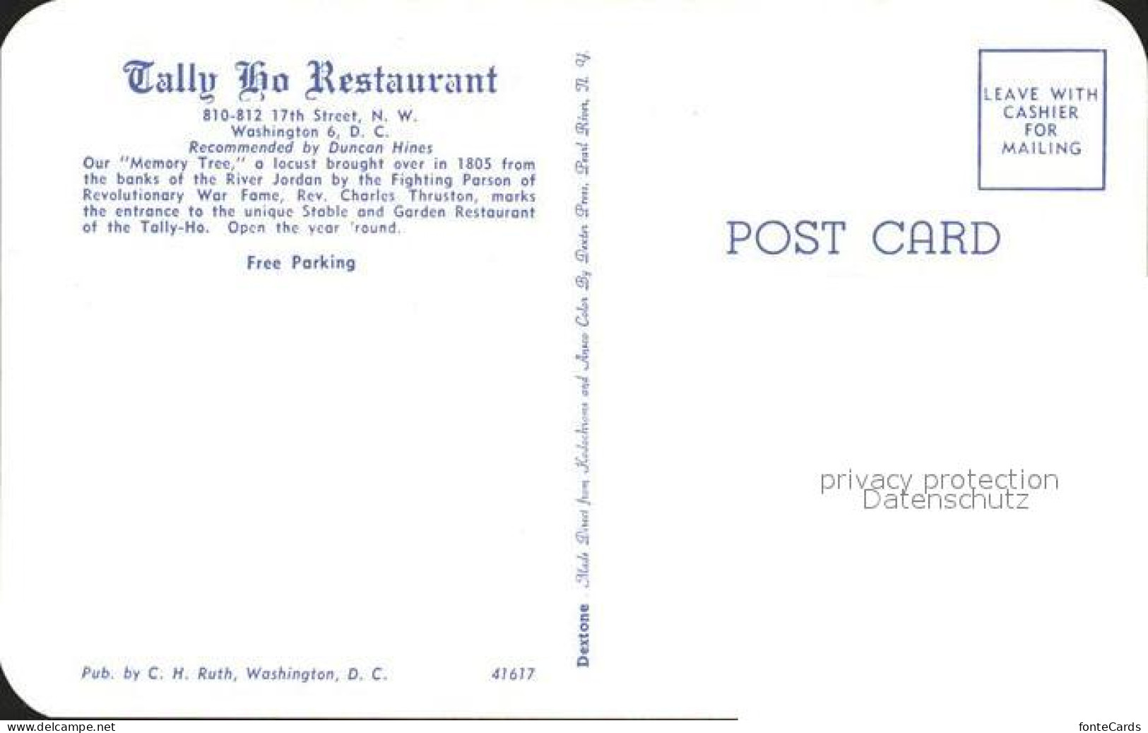 11690599 Washington DC Tally Ho Restaurant  - Washington DC