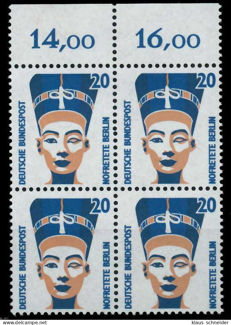 BRD DS SEHENSWÜRDIGKEITEN Nr 1398Au Postfrisch VIERERBL X7CFDC2 - Unused Stamps