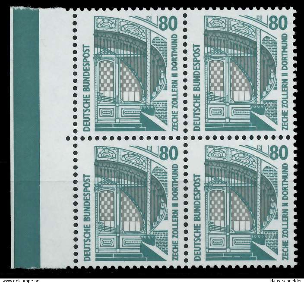 BRD DS SEHENSWÜRDIGKEITEN Nr 1342Au Postfrisch VIERERBL X7D02FA - Unused Stamps