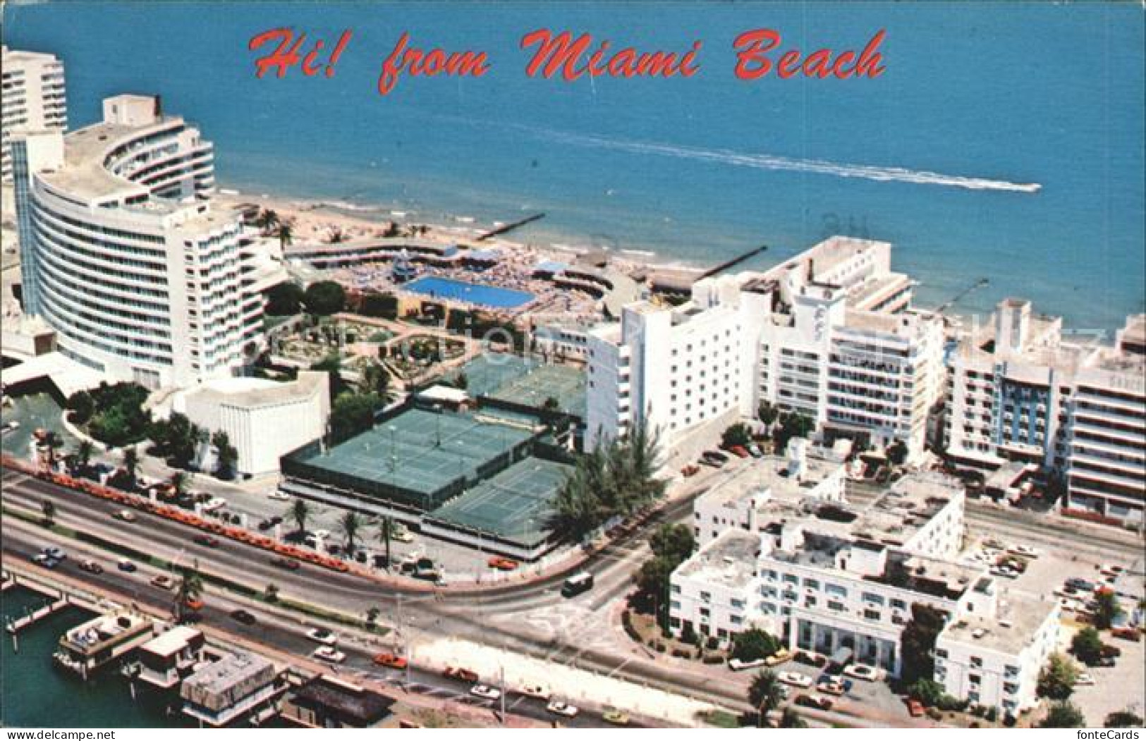 11690549 Miami_Beach Hotels Tennis Aerial View - Sonstige & Ohne Zuordnung