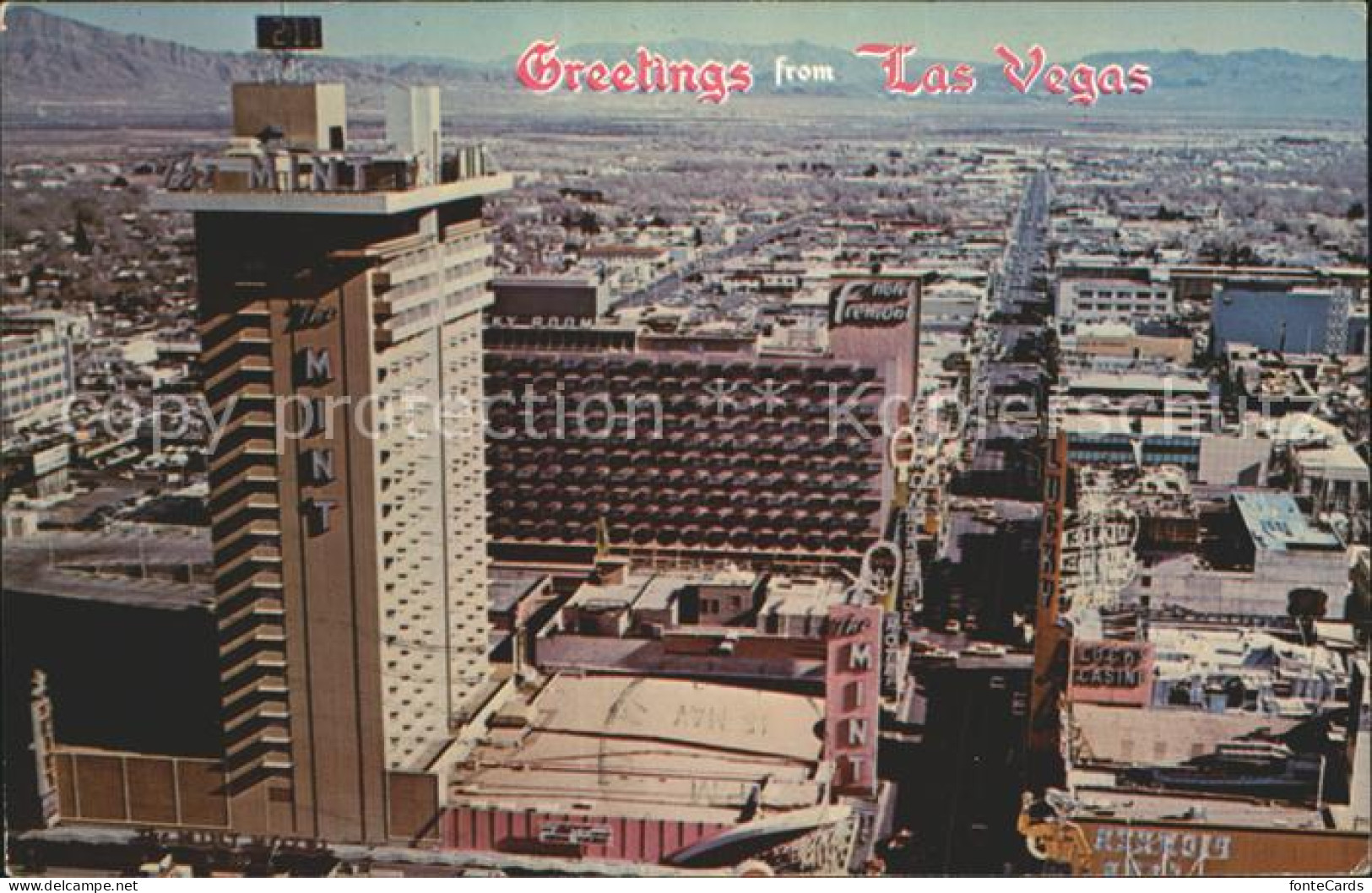 11690525 Las_Vegas_Nevada Aerial View Of Downtown - Autres & Non Classés