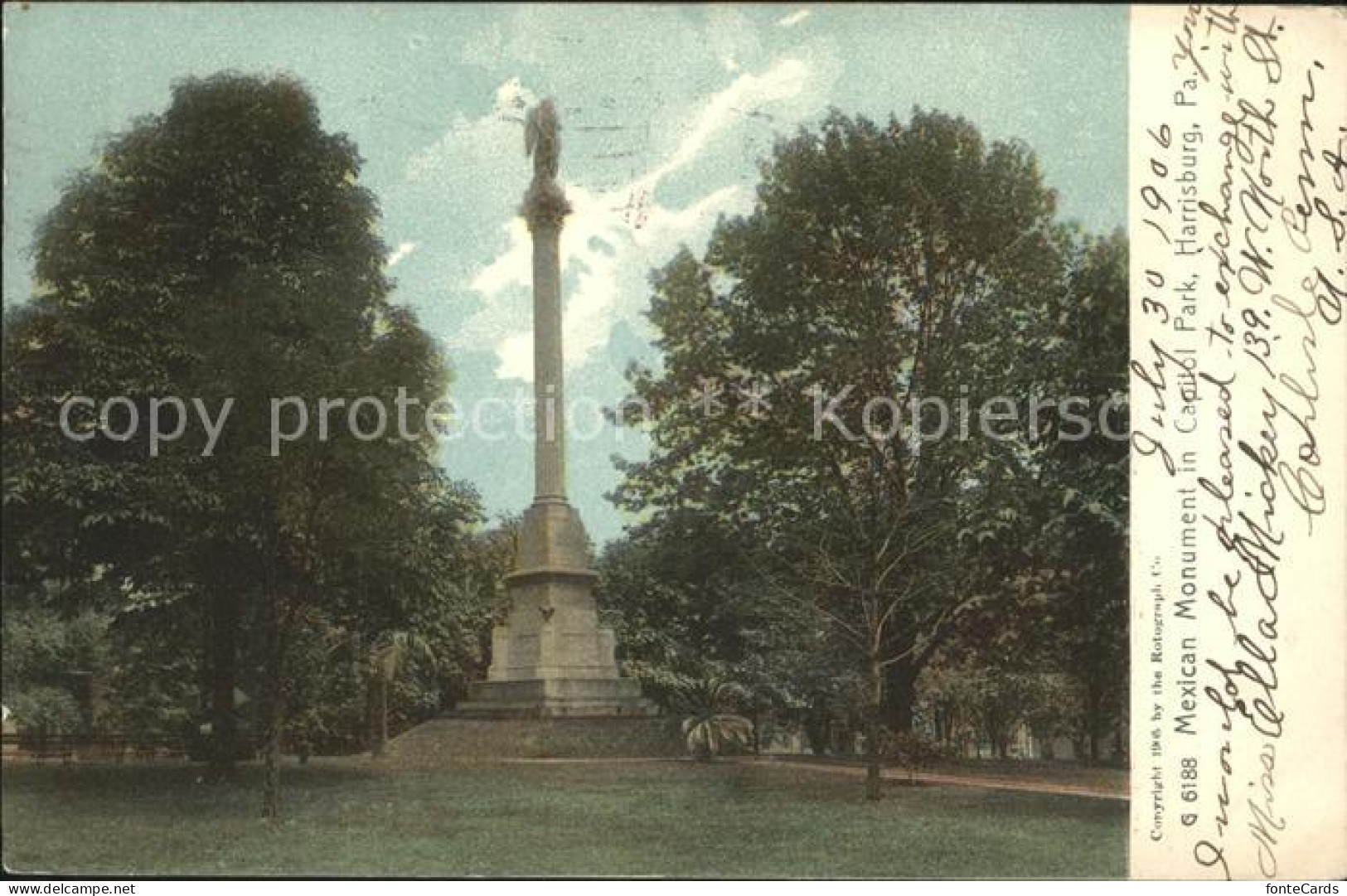 11690504 Harrisburg Pennsylvania Mexican Monument In Capitol Park Colonne Harris - Sonstige & Ohne Zuordnung