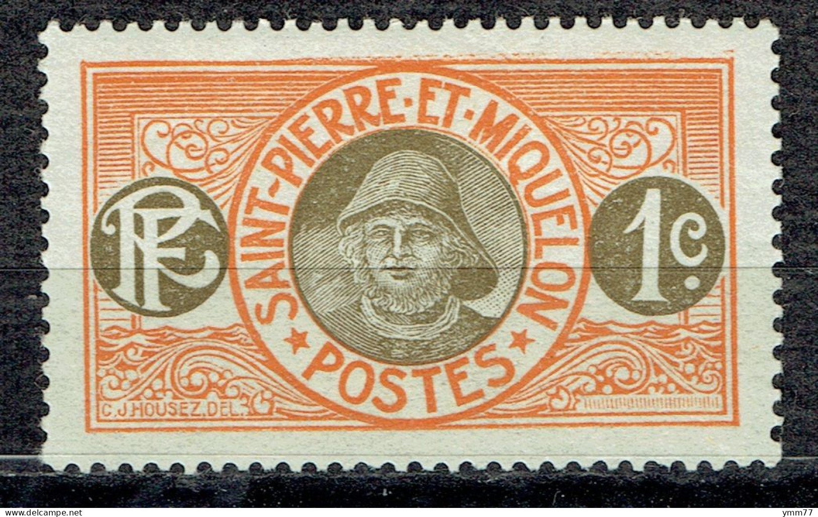 Série Courante. Pêcheur - Unused Stamps