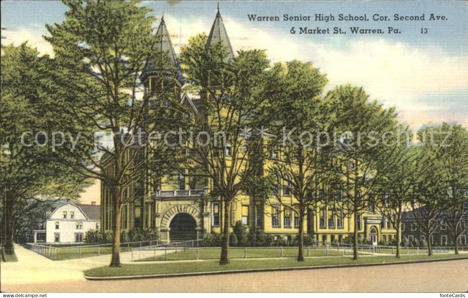 11690404 Warren Pennsylvania Senior High School Warren Pennsylvania - Altri & Non Classificati