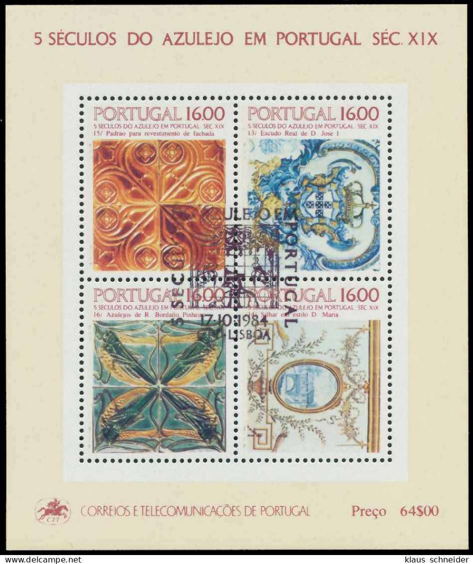 PORTUGAL Block 46 Zentrisch Gestempelt S018BDA - Blocs-feuillets