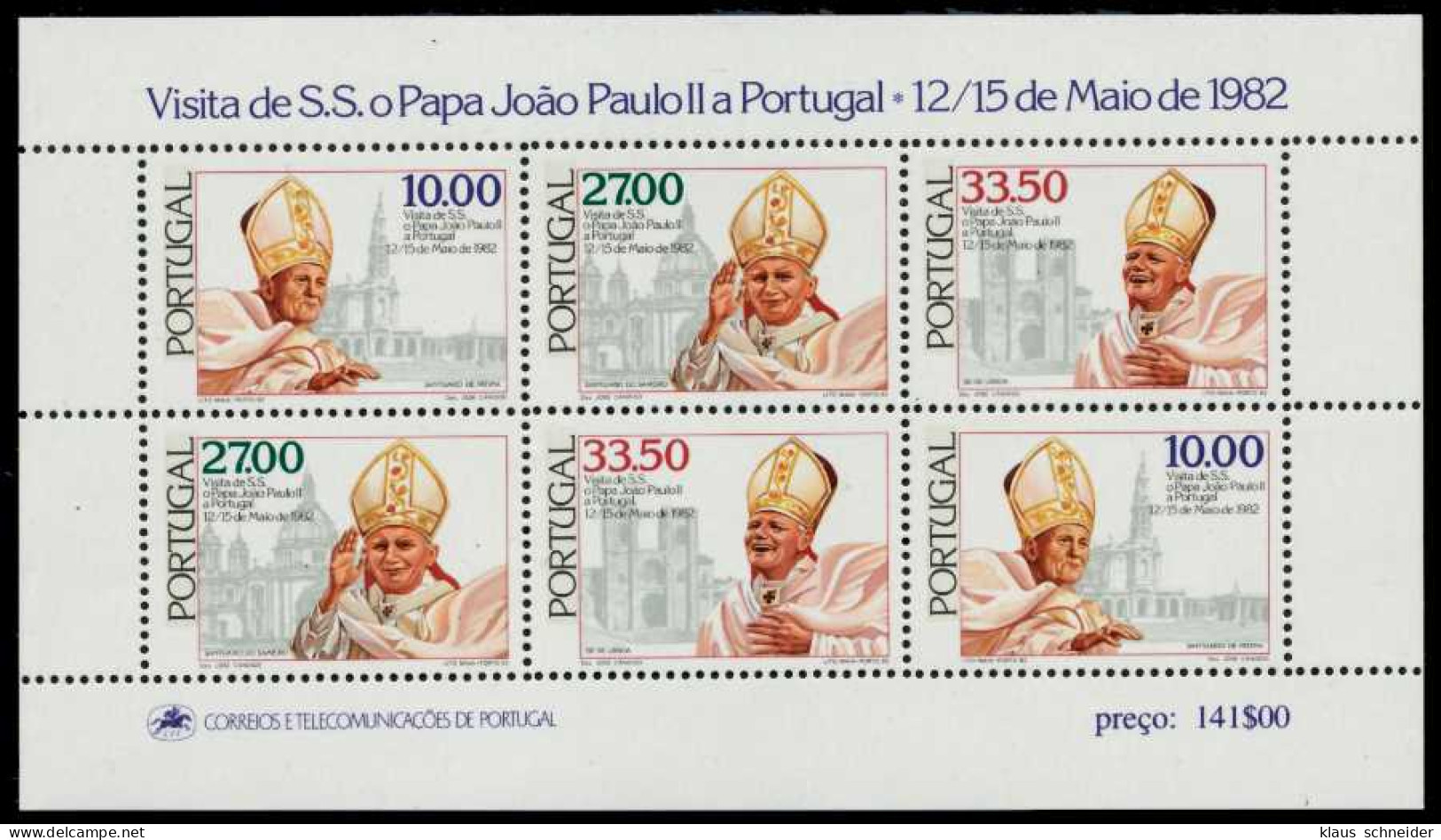 PORTUGAL Block 36 Postfrisch S018CF2 - Blokken & Velletjes