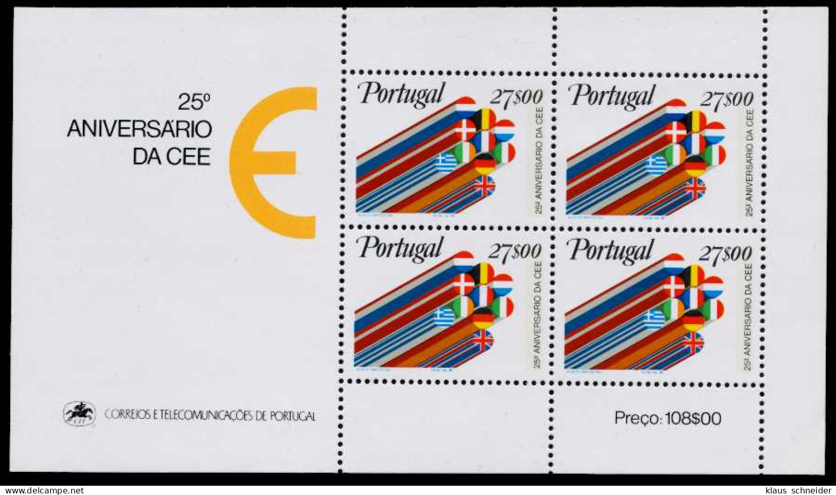PORTUGAL Block 34 Postfrisch S018D0E - Blocks & Sheetlets