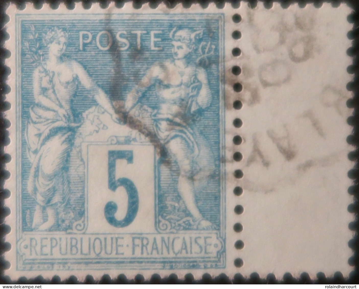 R1311/3108 - SAGE TYPE II N°75 Avec Pont - CàD CONVOYEUR : BLAYE à X 7 OCTOBrE 1898 - 1876-1898 Sage (Type II)