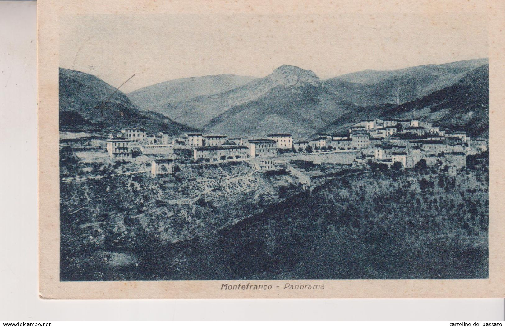 MONTEFRANCO TERNI  PANORAMA  VG  1937 - Terni