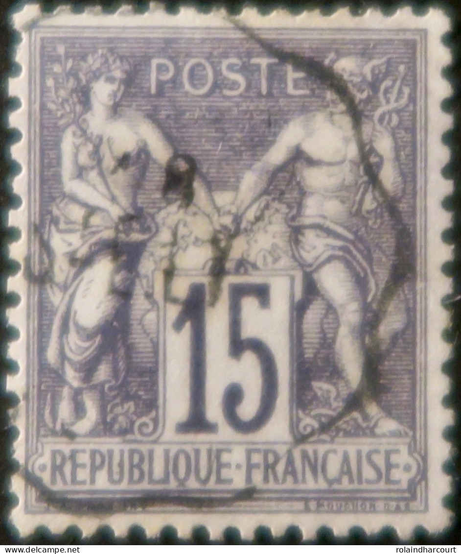 R1311/3109 - SAGE TYPE I N°66 - CàD CONVOYEUR STATION - 1876-1878 Sage (Type I)