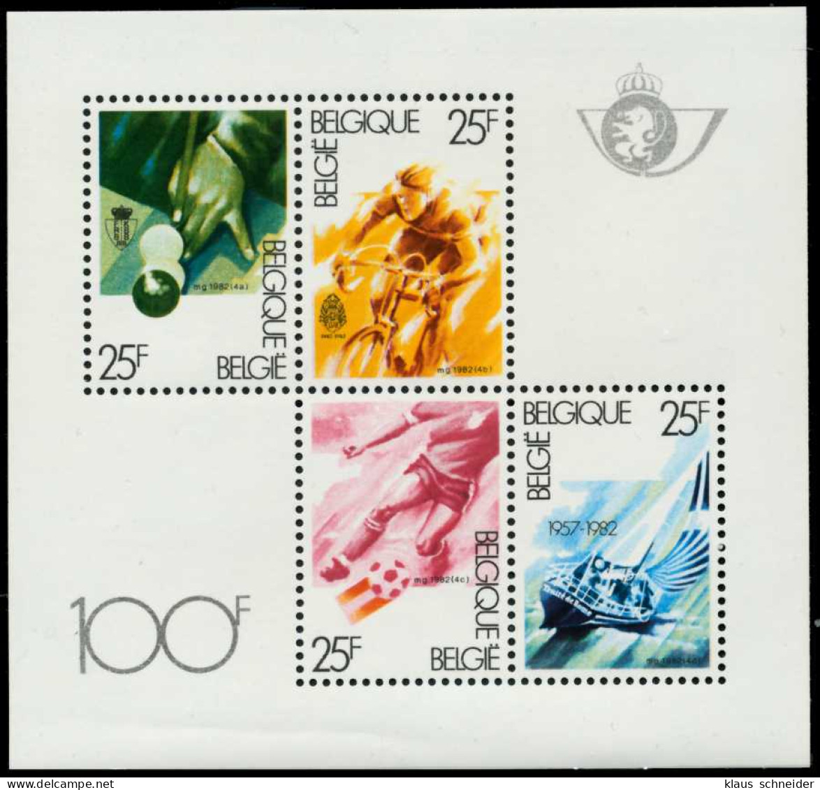 BELGIEN Block 52 Postfrisch S01975A - 1961-2001