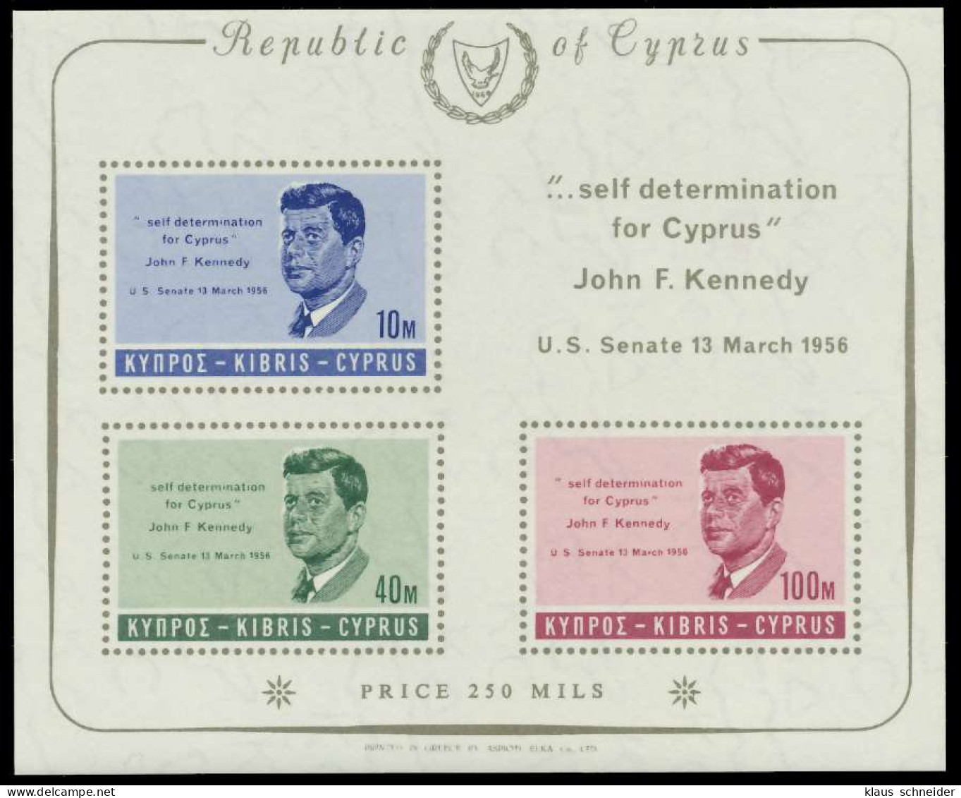 ZYPERN Block 3 Postfrisch S019872 - Unused Stamps